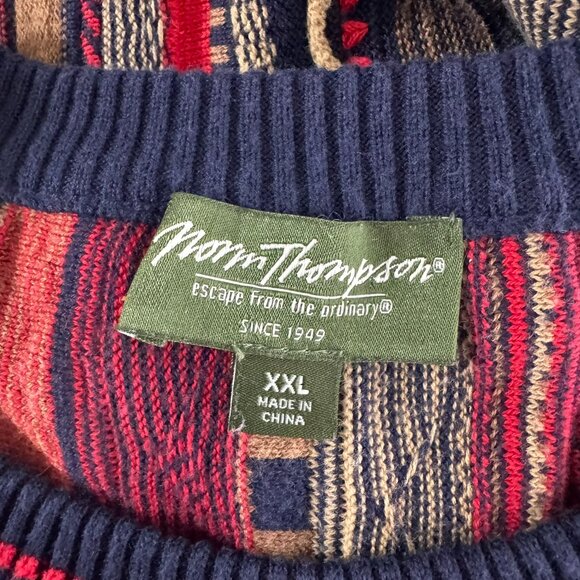 Norm Thompson Multicolor Crewneck Sweater - Picture 6 of 9